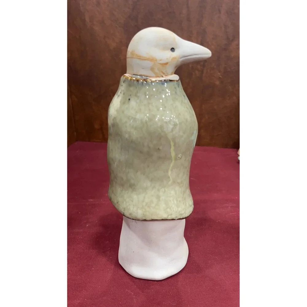Decorative Duck in a Suit with a Bowl